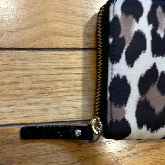 Kate Spade wallet Lacey wallet leopard print zipper NWT - Picture 7 of 11